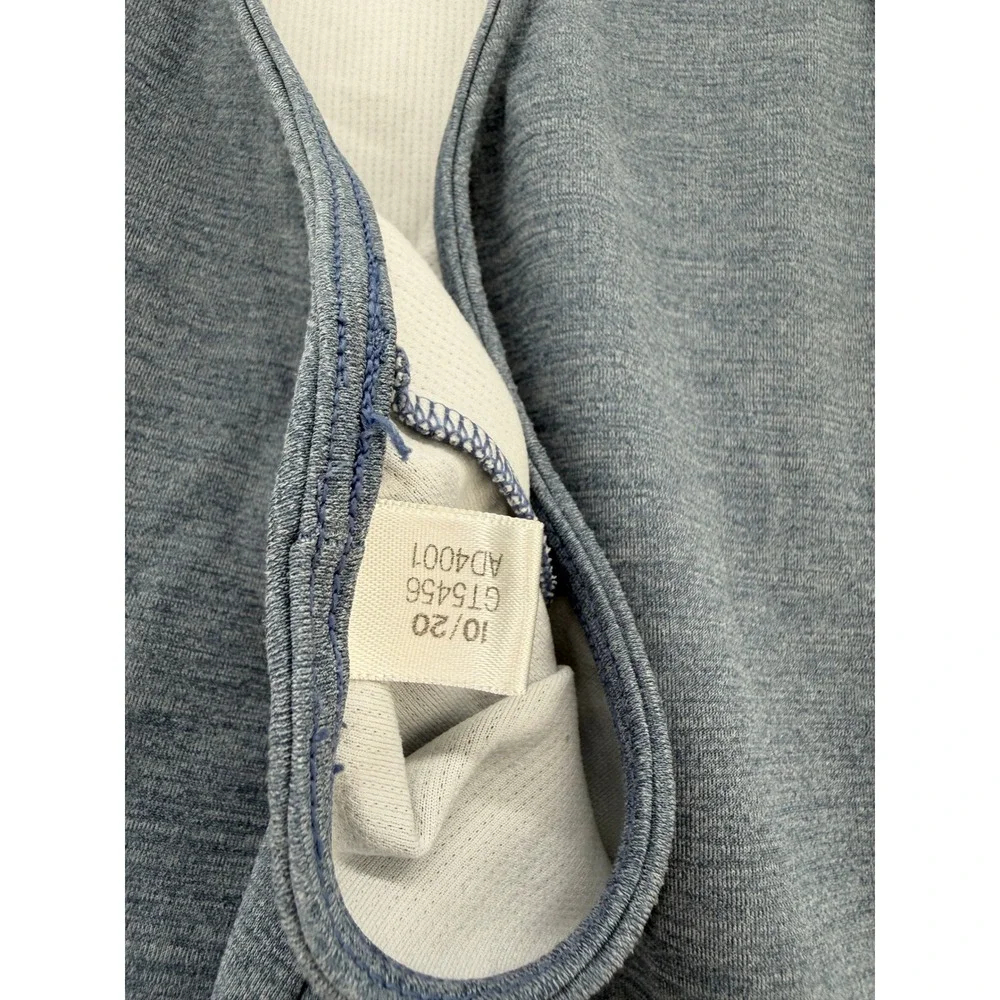 Adidas Aeroready Womens Racerback Tank Top Blue Heathered GT5456 XL